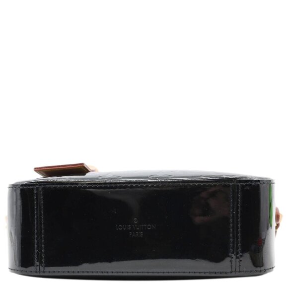 LOUIS VUITTON  Santa Monica Monogram Vernis Leather Shoulder Bag Black - Picture 9 of 16